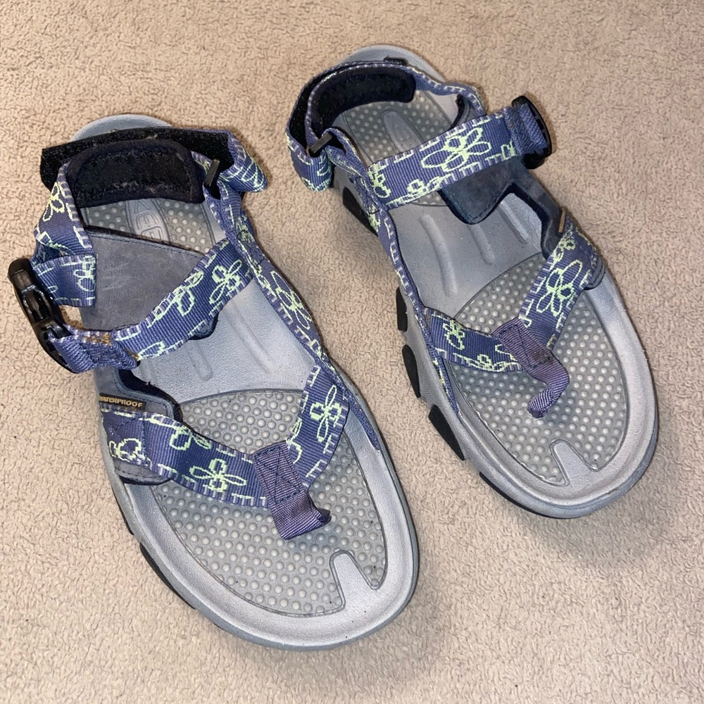 Keen Women’s Blue and Gray Adventure Sandals